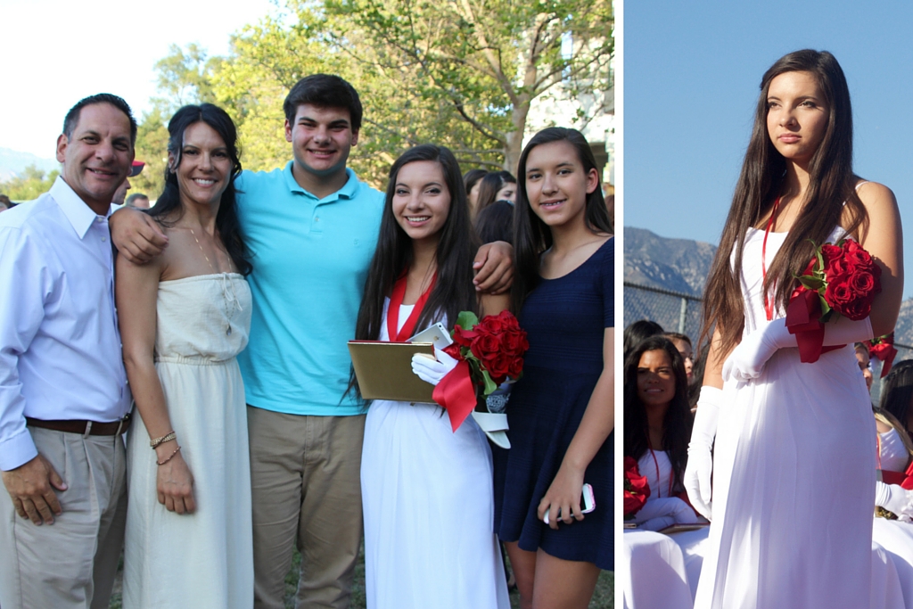 Carly graduates from FSHA, an all-girls school